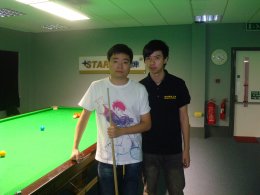 Ding Junhui and Xiao Guodong